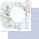 MP-60898 Dusty Blue Floral 12x12 Dusty Blue Floral