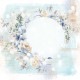 MP-60898 Dusty Blue Floral 12x12 Dusty Blue Floral