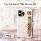 ޤʪSmartphone Minibook Leather White/Ivory-åȸꥪꥸʥڡѡåץܡɡ쥯ȥ٥դ-