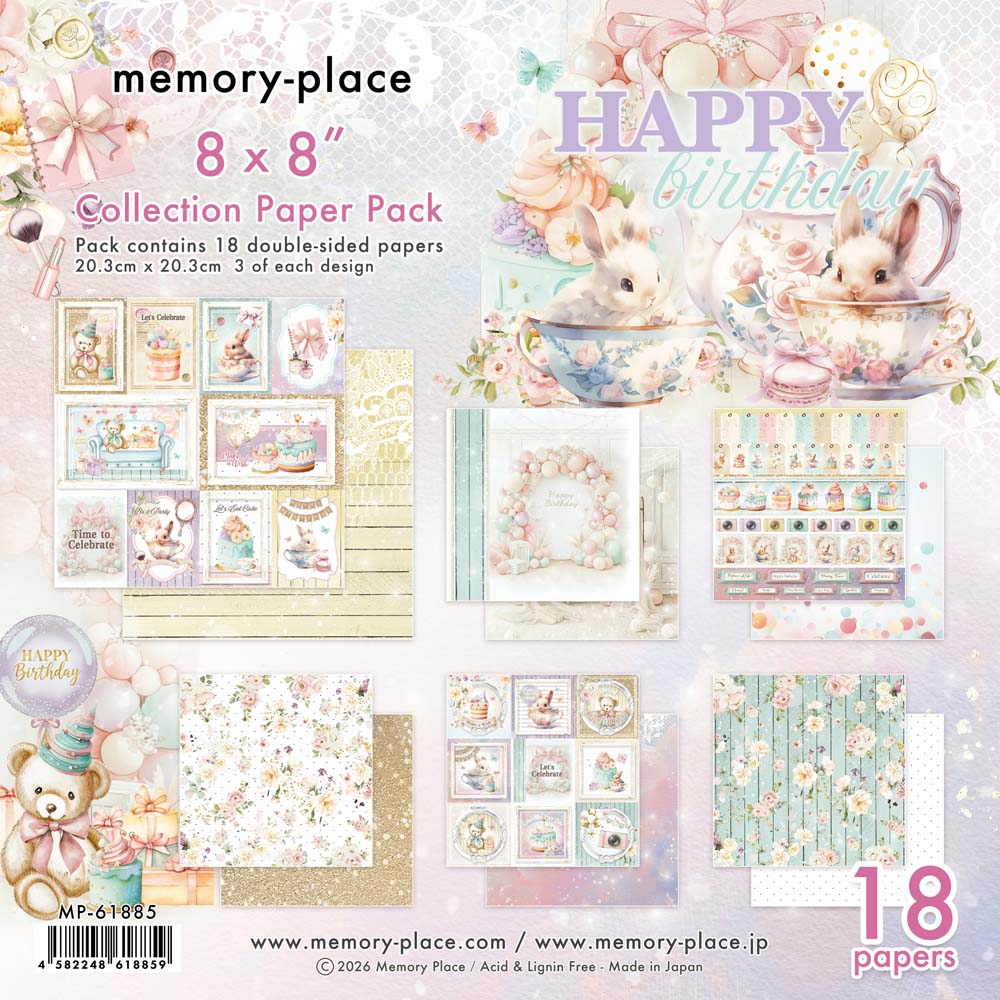 MP-61885 Happy Birthday 8x8 Collection Pack