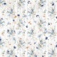 MP-60902 Dusty Blue Floral 12x12 Delicate Blossom