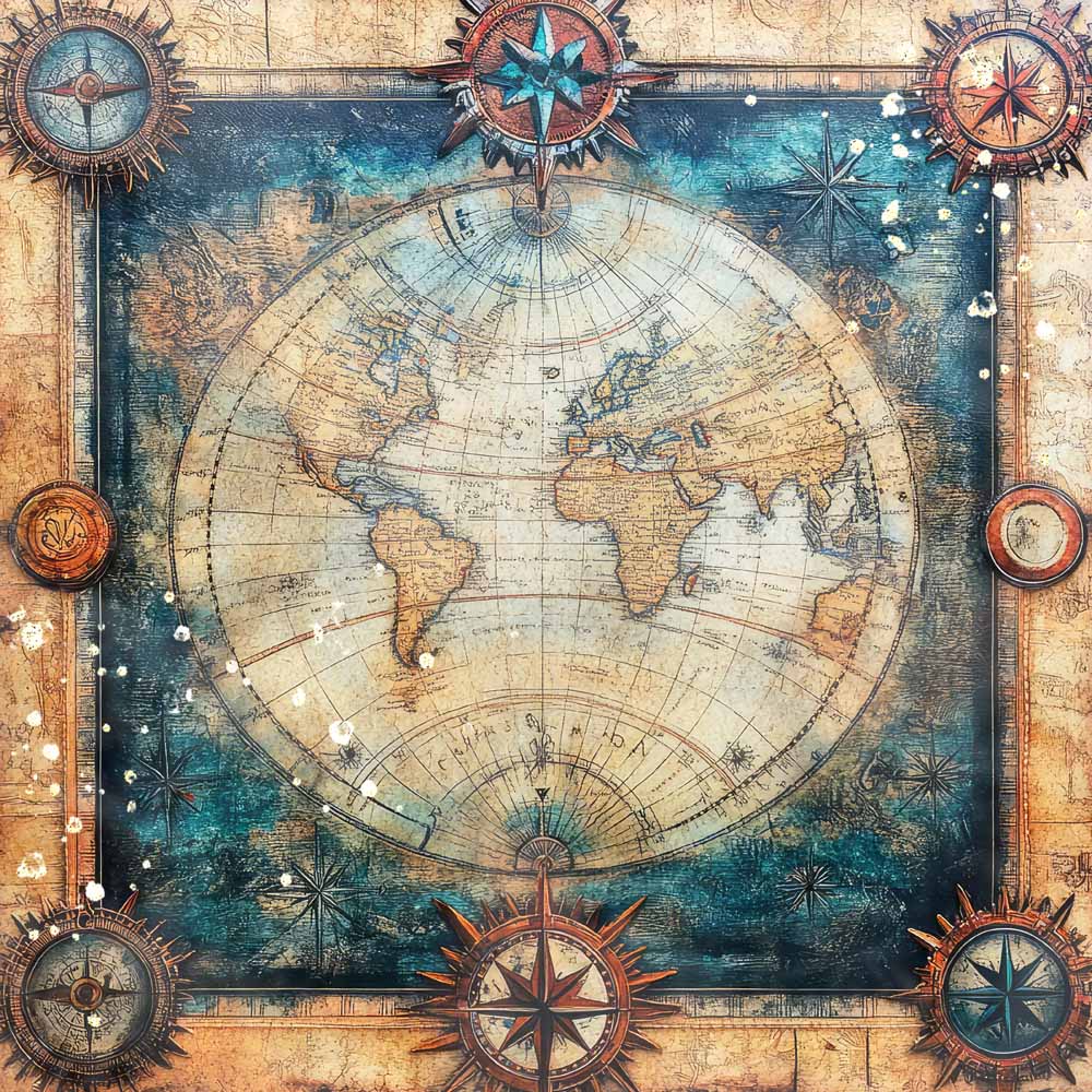 MP-61660 Sail Away 12x12 Nautical Journey