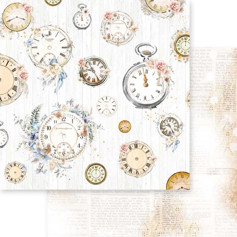 MP-60903 Dusty Blue Floral 12x12 Bloom and Grow