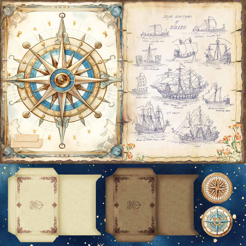 MP-61661 Sail Away 12x12 Voyage