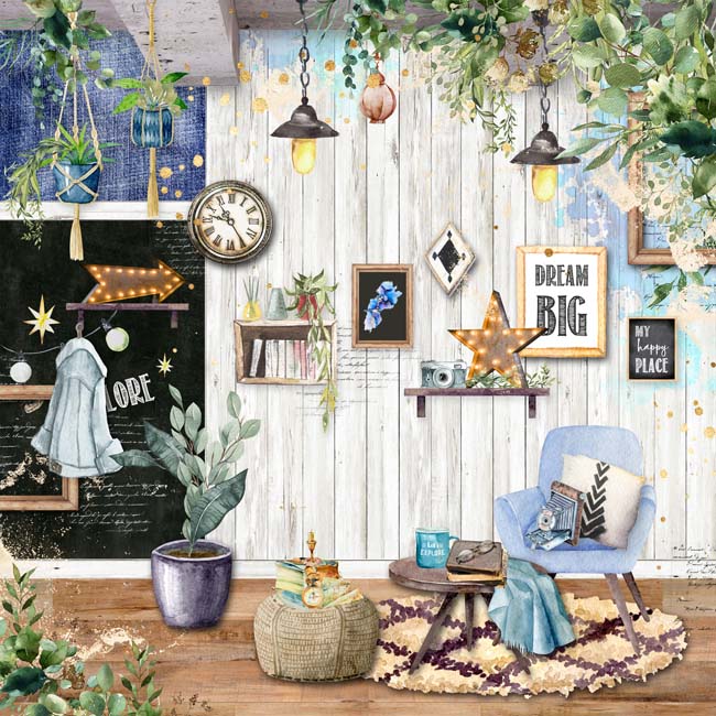 MP-60490 Play 12x12 My happy place