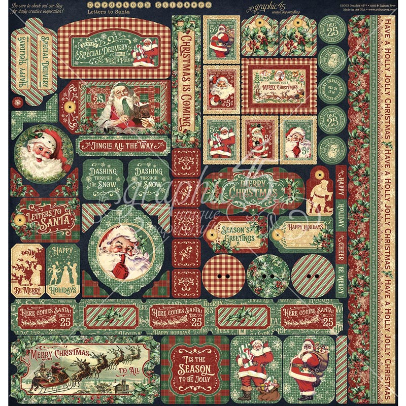 30%OFF̲ʡGR-4502697 Letters to Santa 12x12 Collection Pack with Stickers