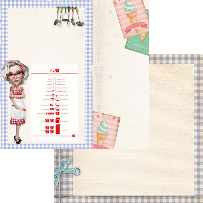 ��50%OFF SALE��MP-60283 Vintage Recipes 6x6 Collection Pack