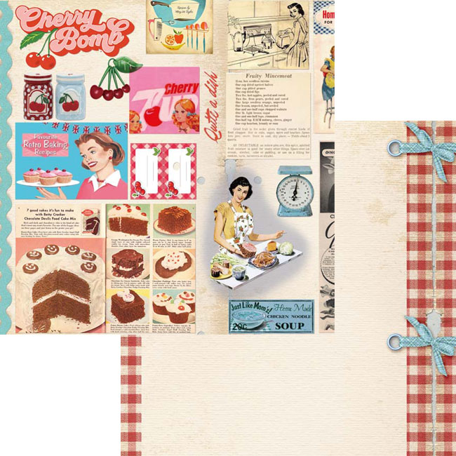 ��50%OFF SALE��MP-60283 Vintage Recipes 6x6 Collection Pack