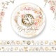MP-61129 Dusty Blue Floral Washi Tape 2 
