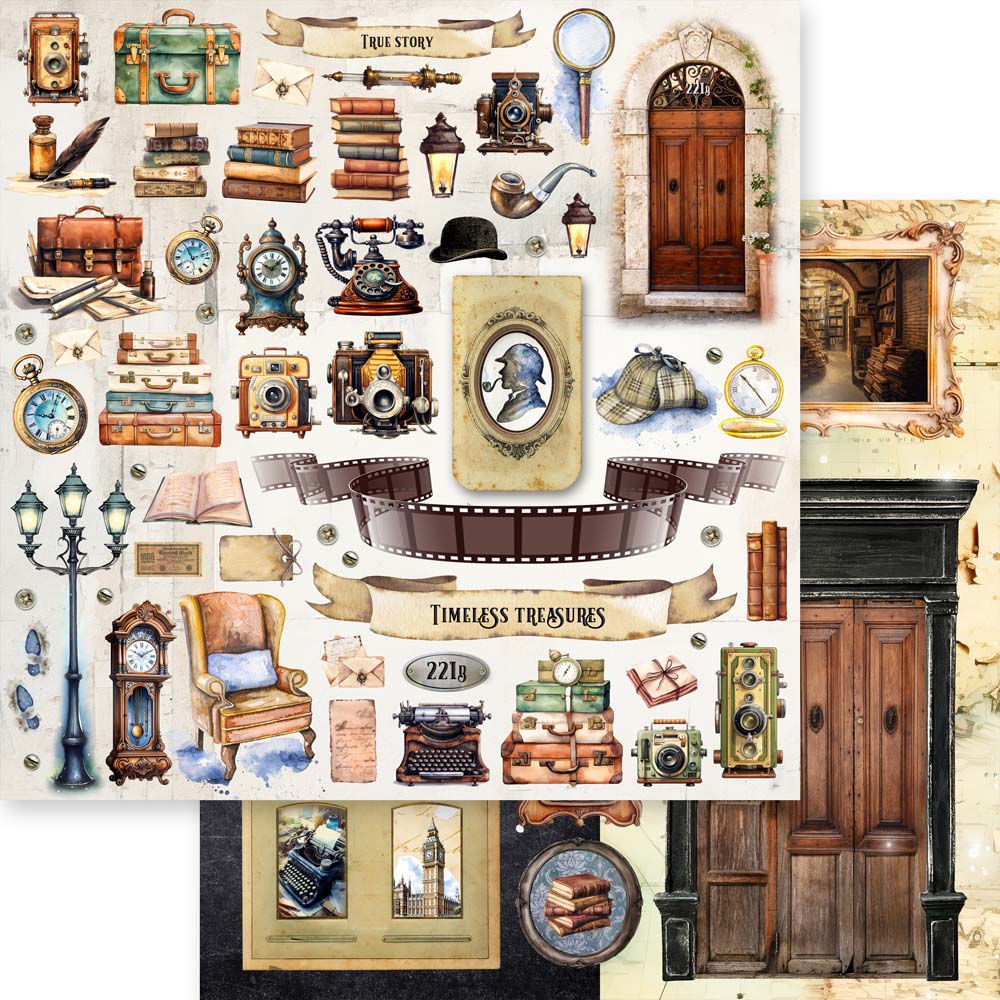 MP-61574  Get A Clue Baker Street 12x12 Get A Clue