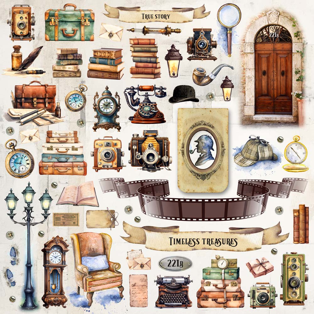 MP-61574  Get A Clue Baker Street 12x12 Get A Clue