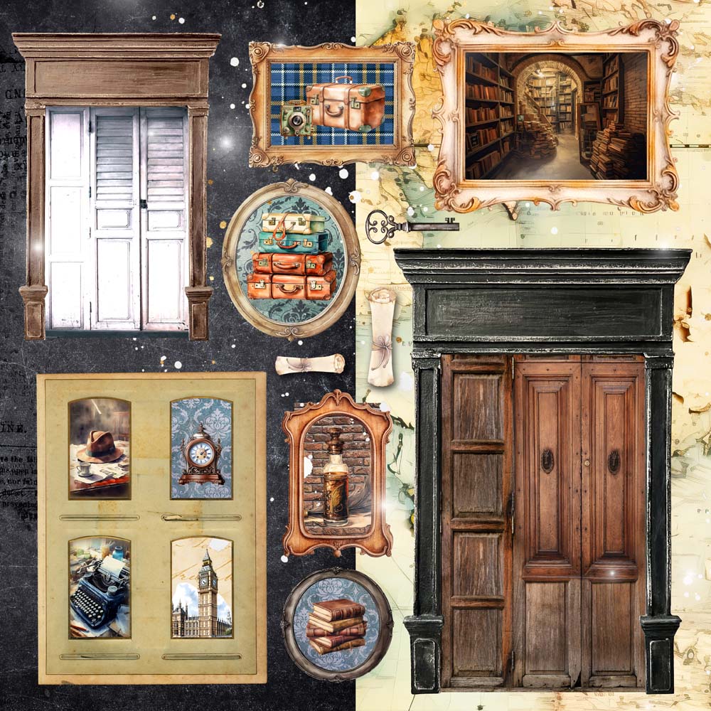 MP-61574  Get A Clue Baker Street 12x12 Get A Clue