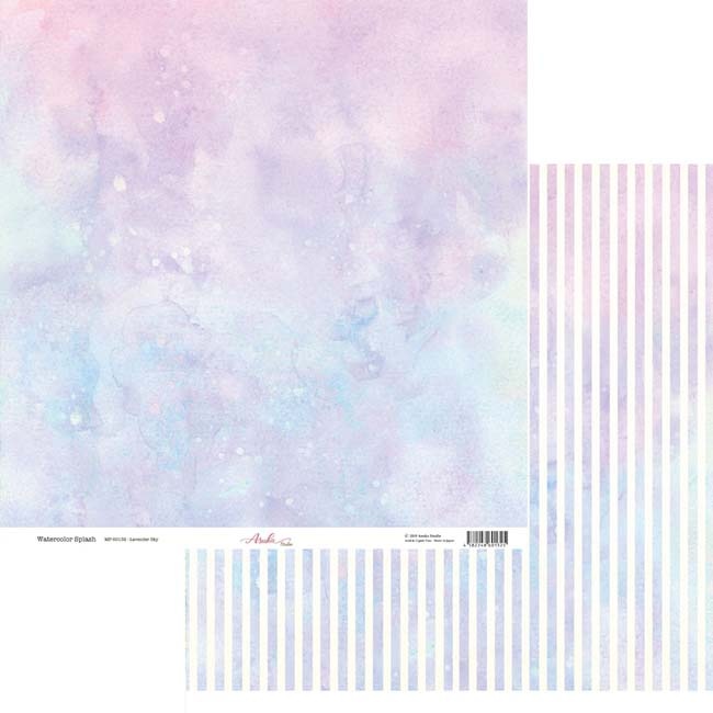 ��50%OFF SALE��MP-60166 12X12 Watercolor Splash Collection Paper Pack
