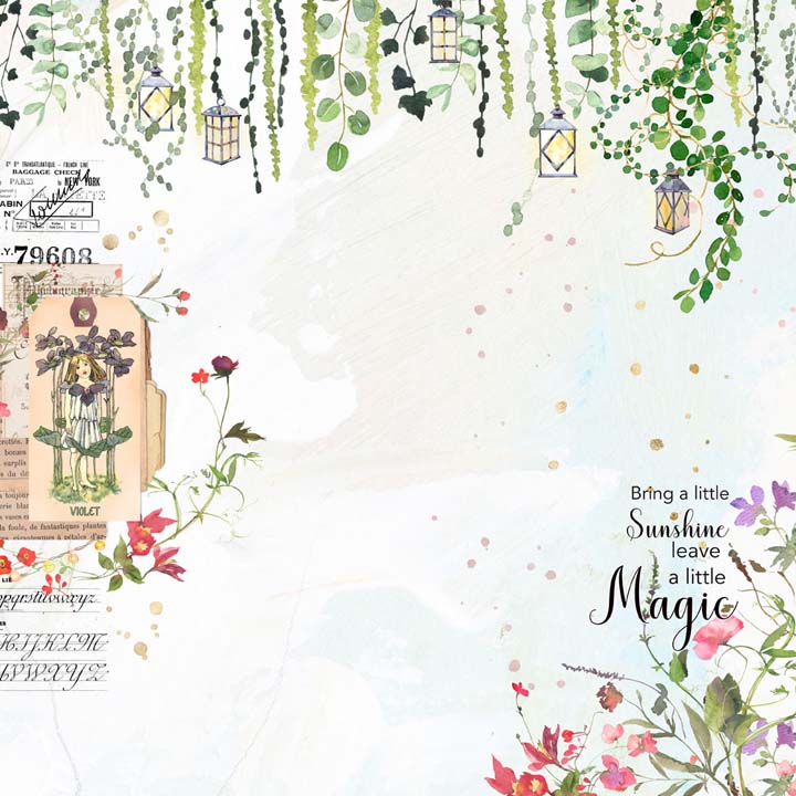 MP-60816 Enchanted 12x12 Violet