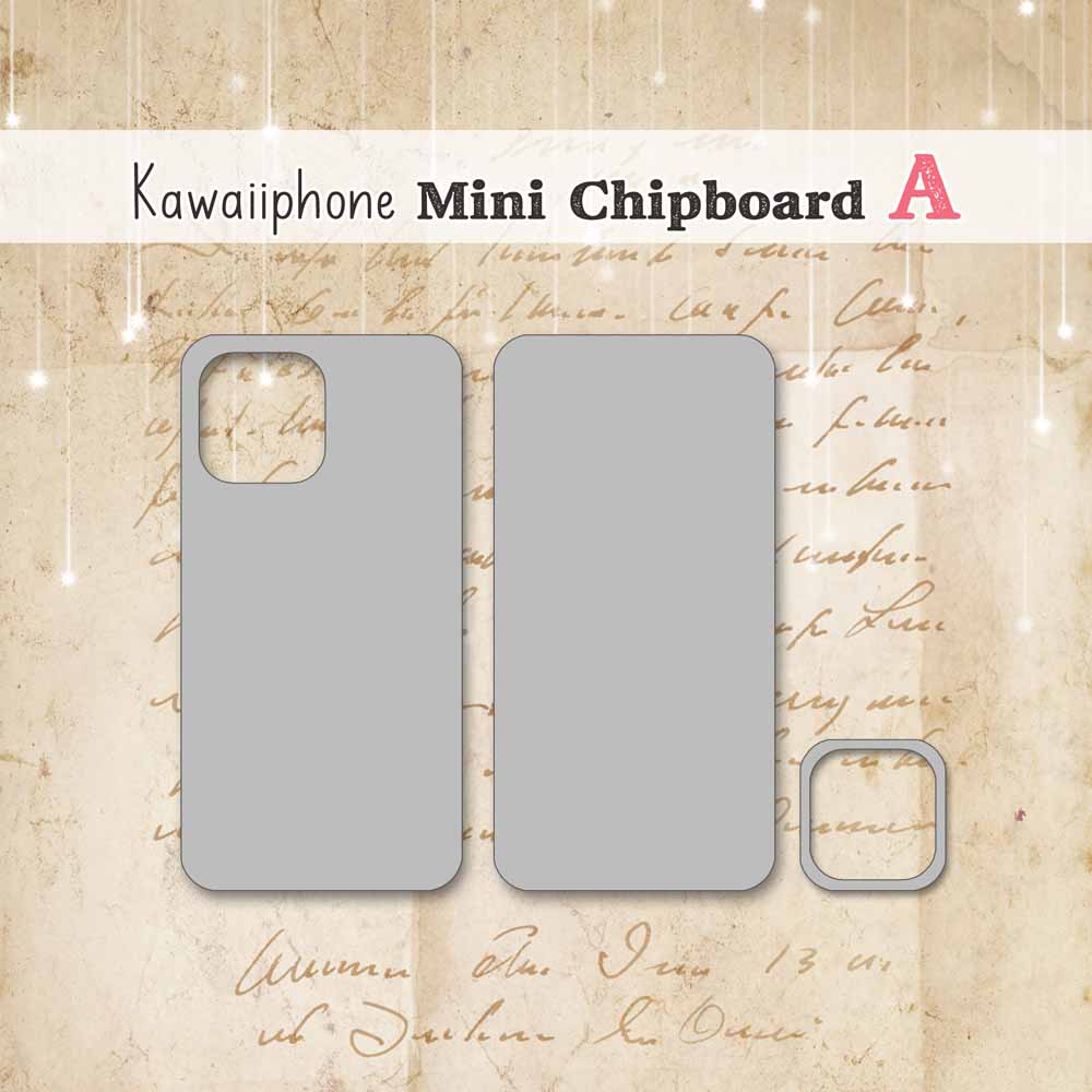 MP-61776  Kawaiiphone Mini Chipboard Type A
