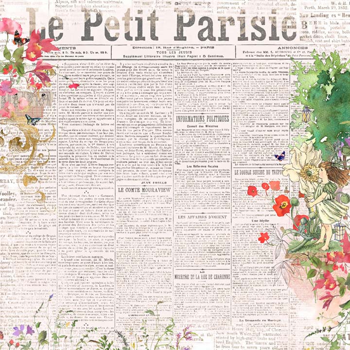 MP-60817  Enchanted 12x12 Windflower