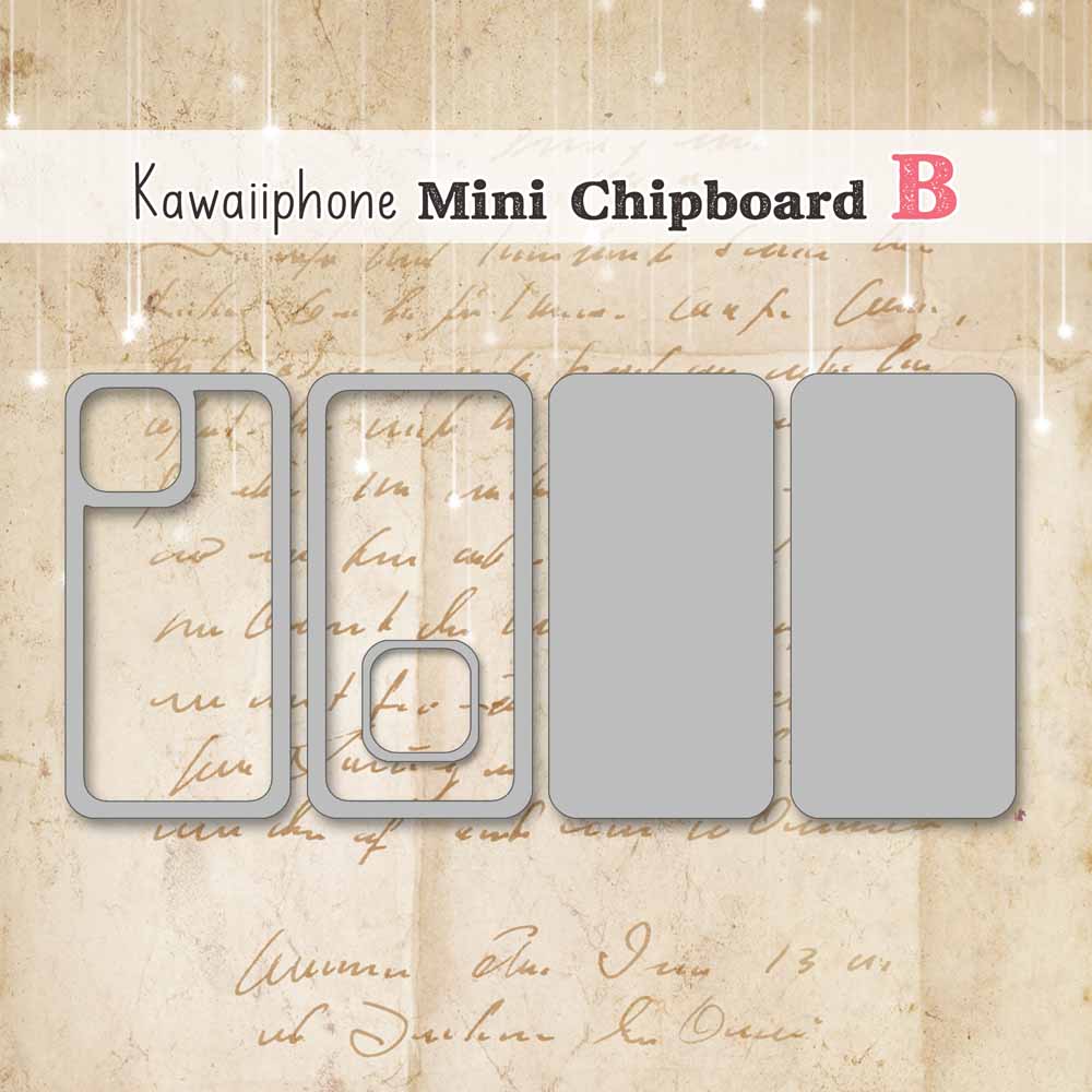 MP-61777  Kawaiiphone Mini Chipboard Type B