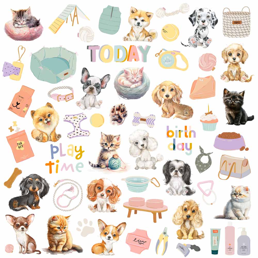 MP-61673 Pet Life 12x12 Play Time