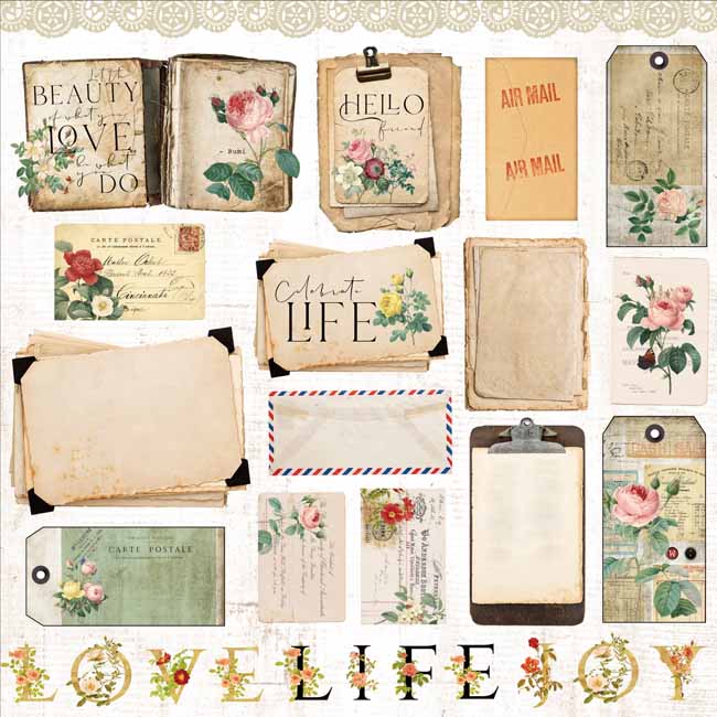 MP-60374 Floral Tapestry 12x12 Celebrate Life C-8-24