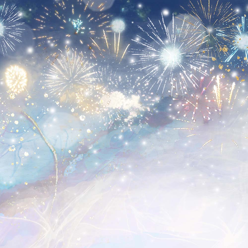 MP-61233 Moon Bunny Celebration 12x12 Fireworks
