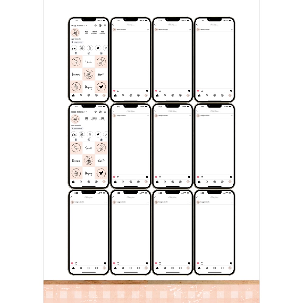 MP-61834 Kawaiiphone Happy Moments Pink A4