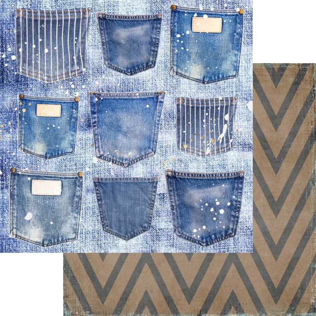 MP-60519 Shades of denim 12x12 Pockets