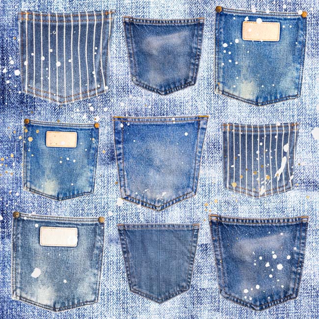 MP-60519 Shades of denim 12x12 Pockets
