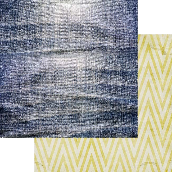 MP-60520 Shades of denim 12x12 Vintage