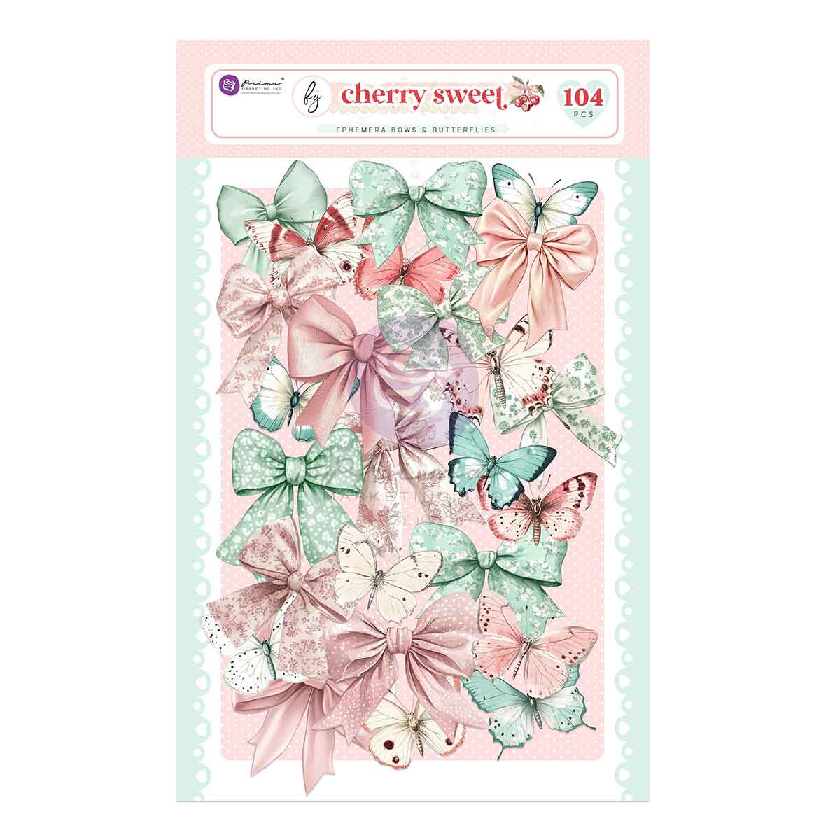 30%OFF̲ʡPR-981983 Cherry Sweet Collection Ephemera - Bows & Butterflies