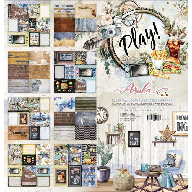 ��USA���͡�MP-60559 Asuka Studio Play 12x12 4x6 Collection Pack