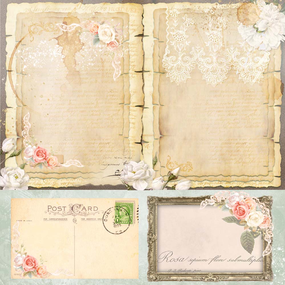 MP-61298 Cherished Elegance 12x12 Timeless