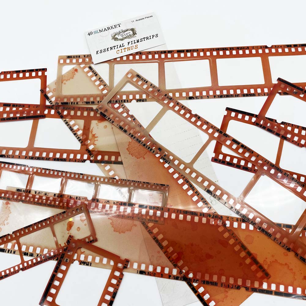 49-VB-37667 Vintage Bits Essential Filmstrips CITRUS  