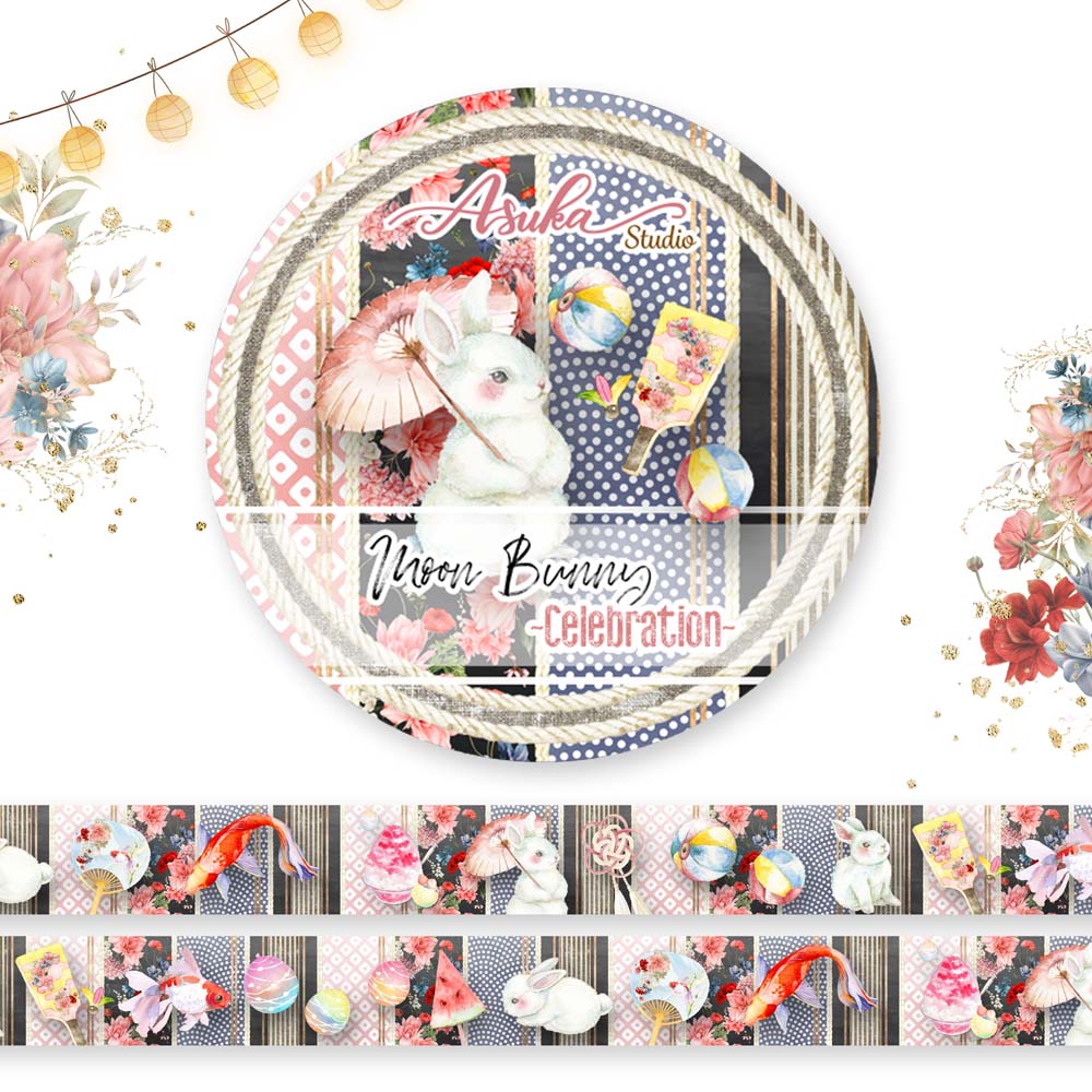 40%off-FlashSaleMP-61248 Moon Bunny Washi Tape 1