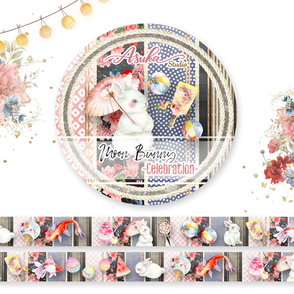 MP-61248 Moon Bunny Washi Tape 1