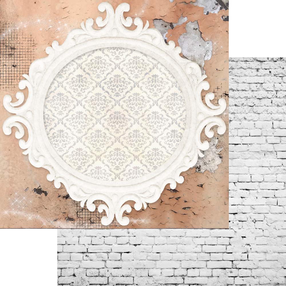 MP-60651  Brick Wall & Frames 6x6 Paper Pad