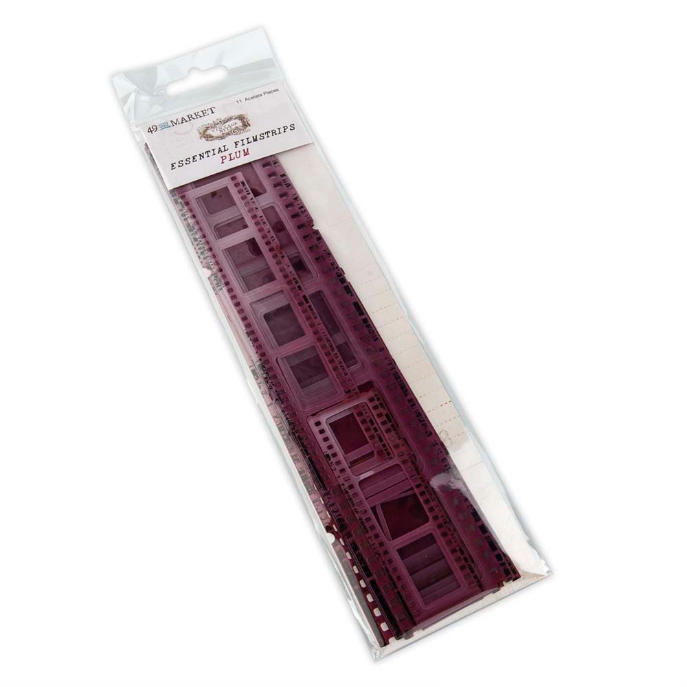 49-VB-37742 Vintage Bits Essential Filmstrips PLUM