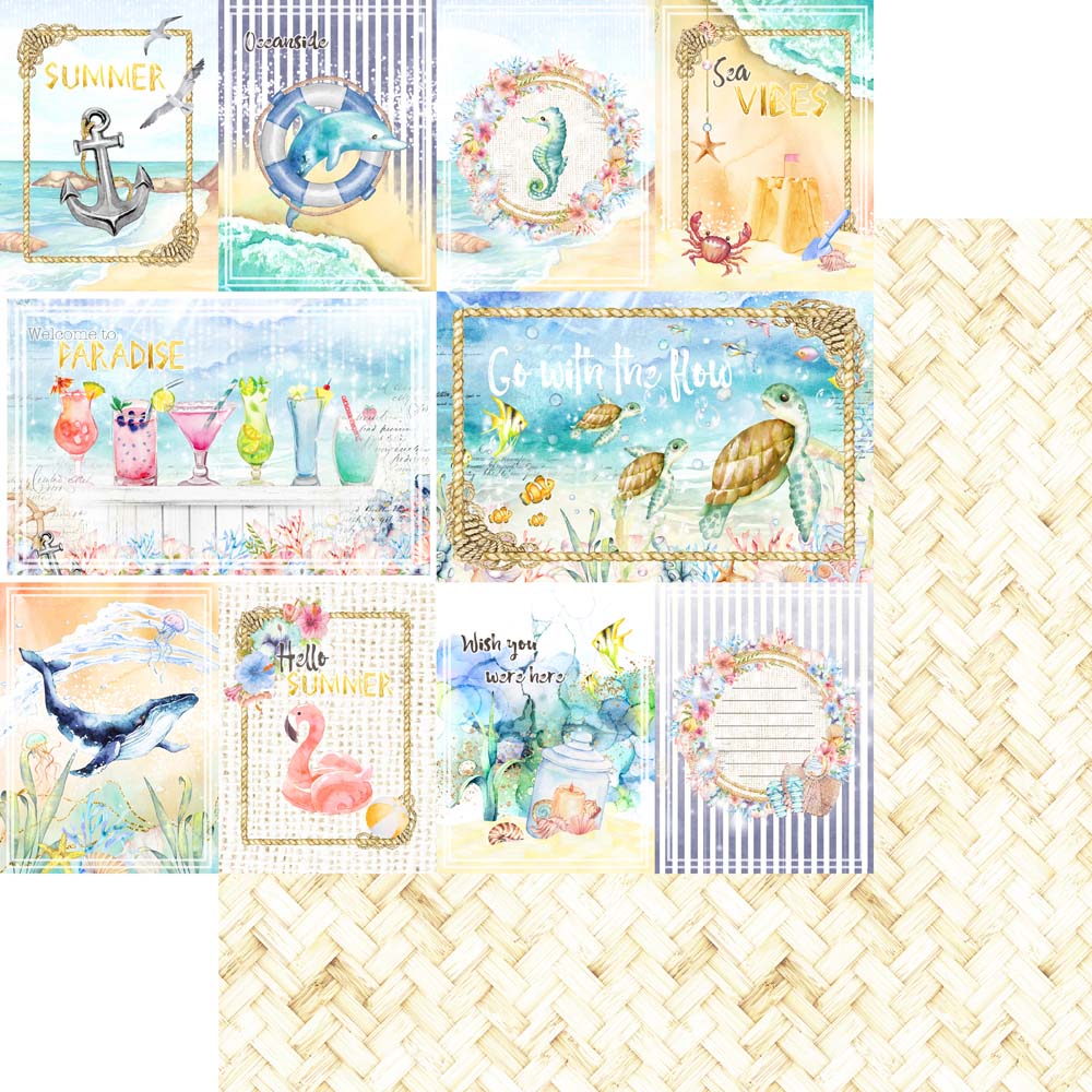 USA͡MP-60619  Welcome to Paradise 12x12 Hello Summer