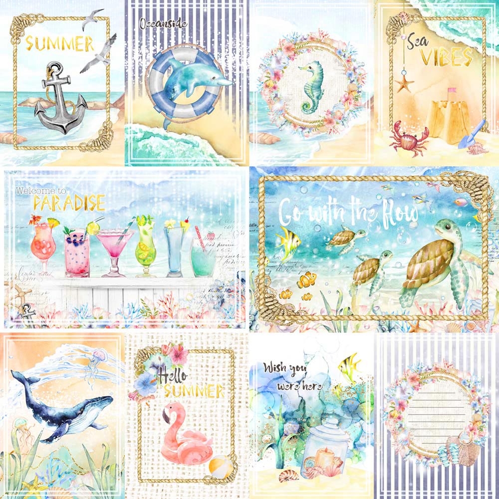 USA͡MP-60619  Welcome to Paradise 12x12 Hello Summer