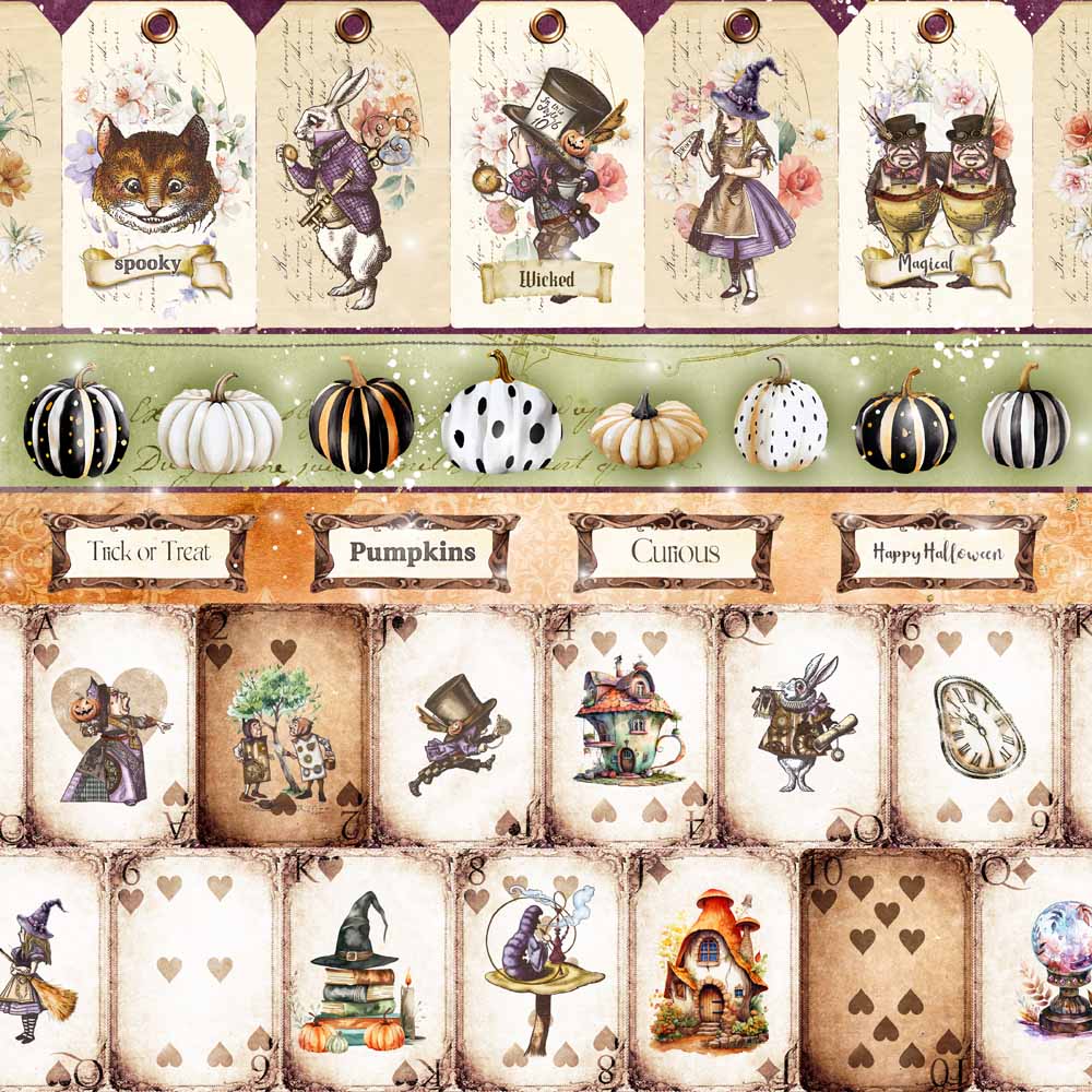 MP-61753 Halloween in Wonderland 12x12 Beware