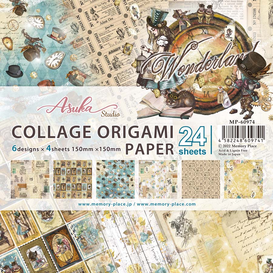 MP-60974 Wonderland Collage Origami Paper