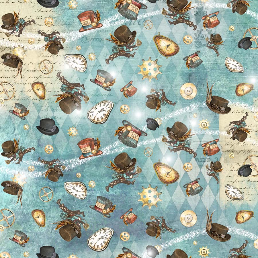 MP-60974 Wonderland Collage Origami Paper