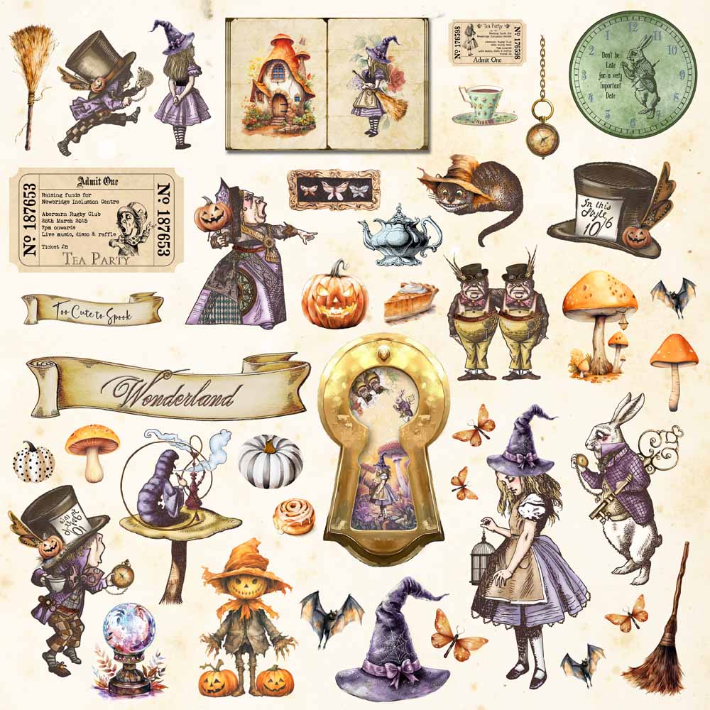MP-61754 Halloween in Wonderland 12x12 Trick or Treat