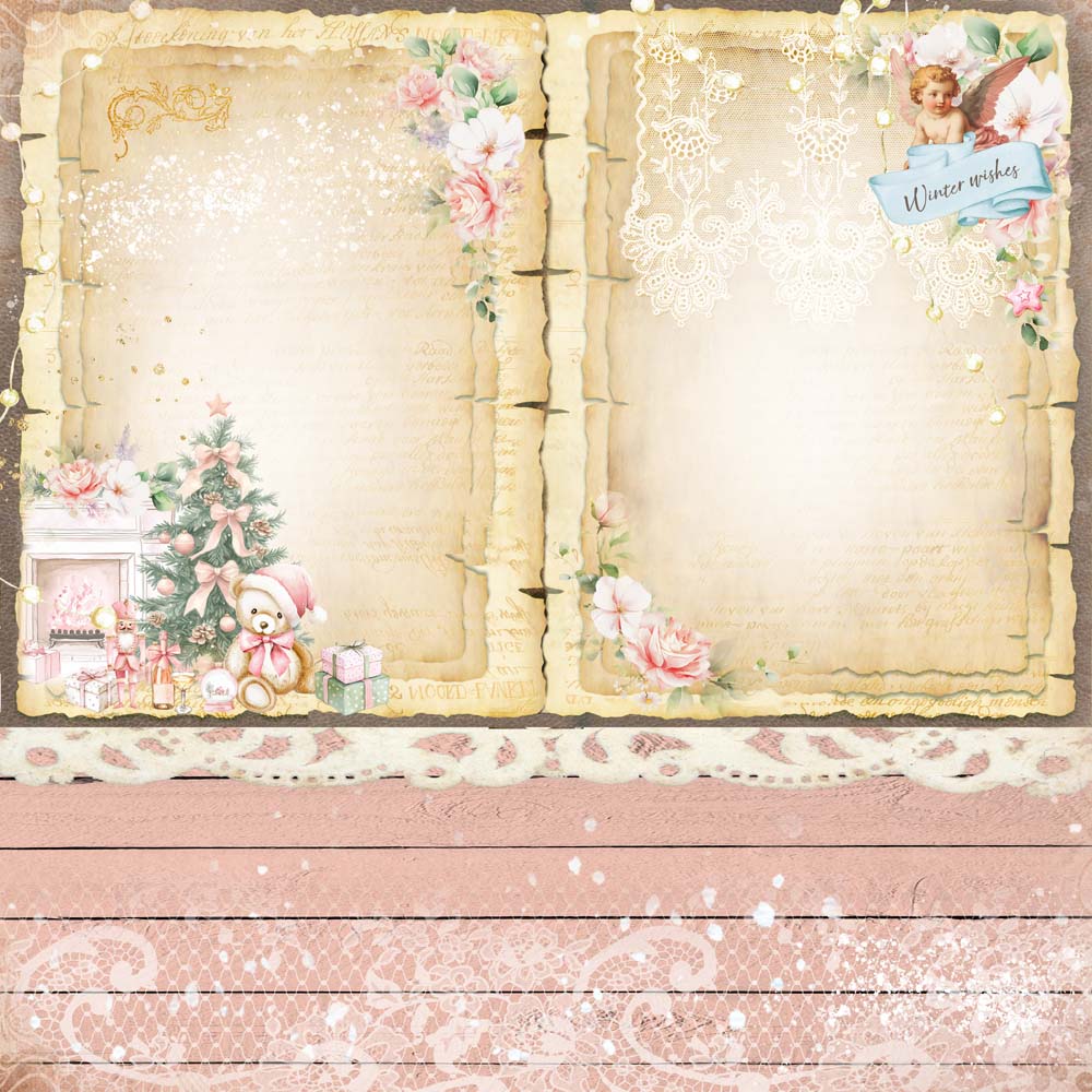 MP-61736 Holly Jolly 12x12 Winter Wishes