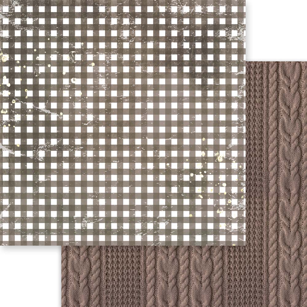 MP-61255 Gingham Love 2 12x12 Chocolate