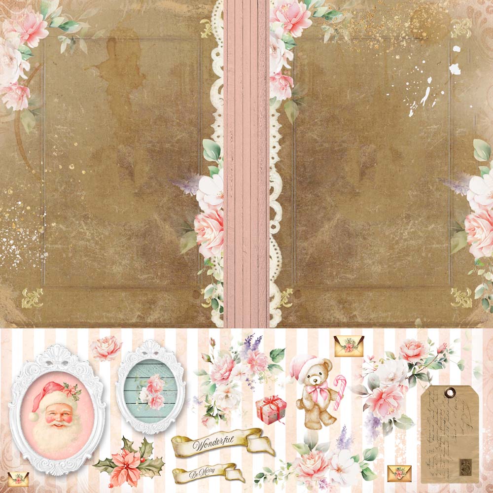 MP-61738 Holly Jolly 12x12 Merry Christmas