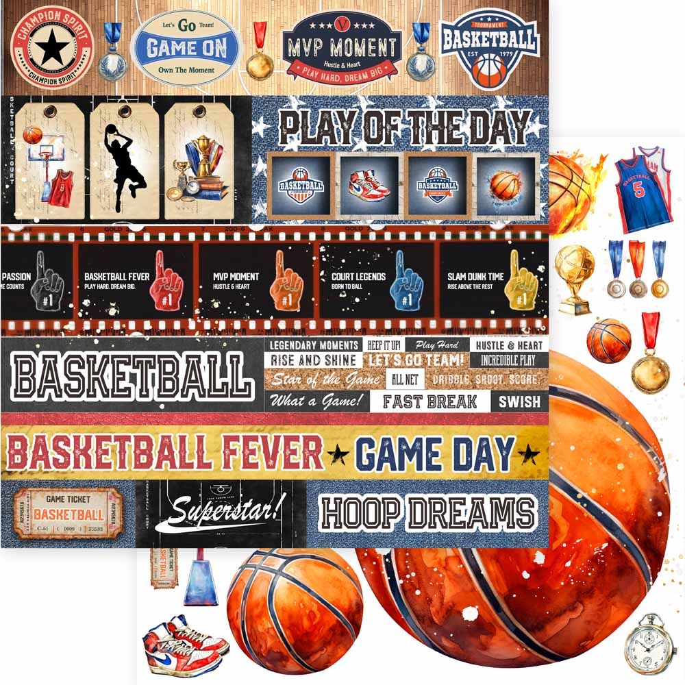 MP-61905 Basketball 12x12 Collection Pack