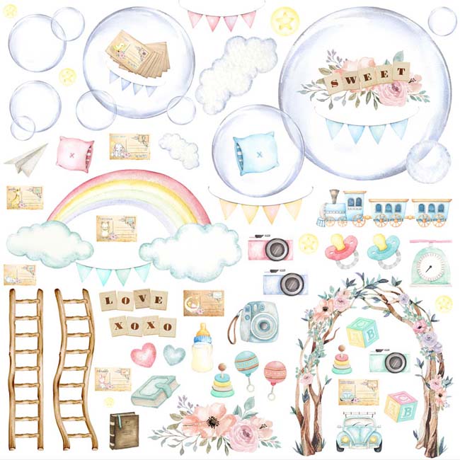 MP-60433 12x12  Dreamland Dreamy