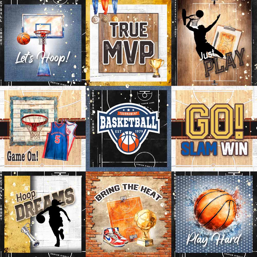MP-61907 Basketball 12x12 Just Play