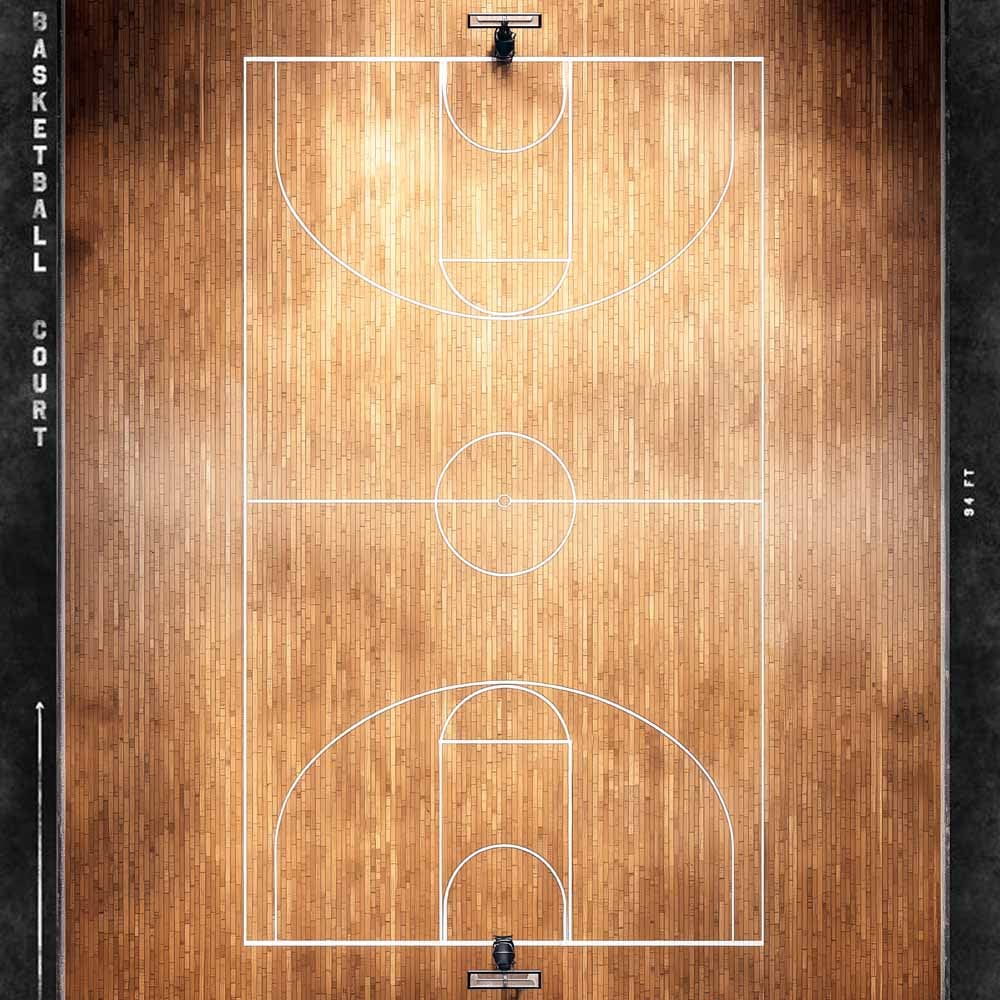 MP-61908 Basketball 12x12 Court Magic