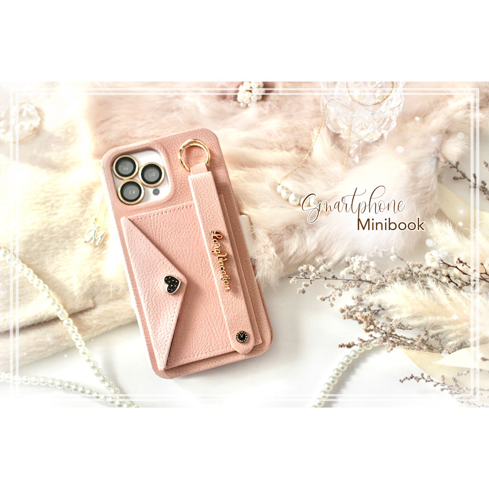 ޤʪSmartphone Minibook Leather Peach Blossom-åȸꥪꥸʥڡѡåץܡɡ쥯ȥ٥դ-